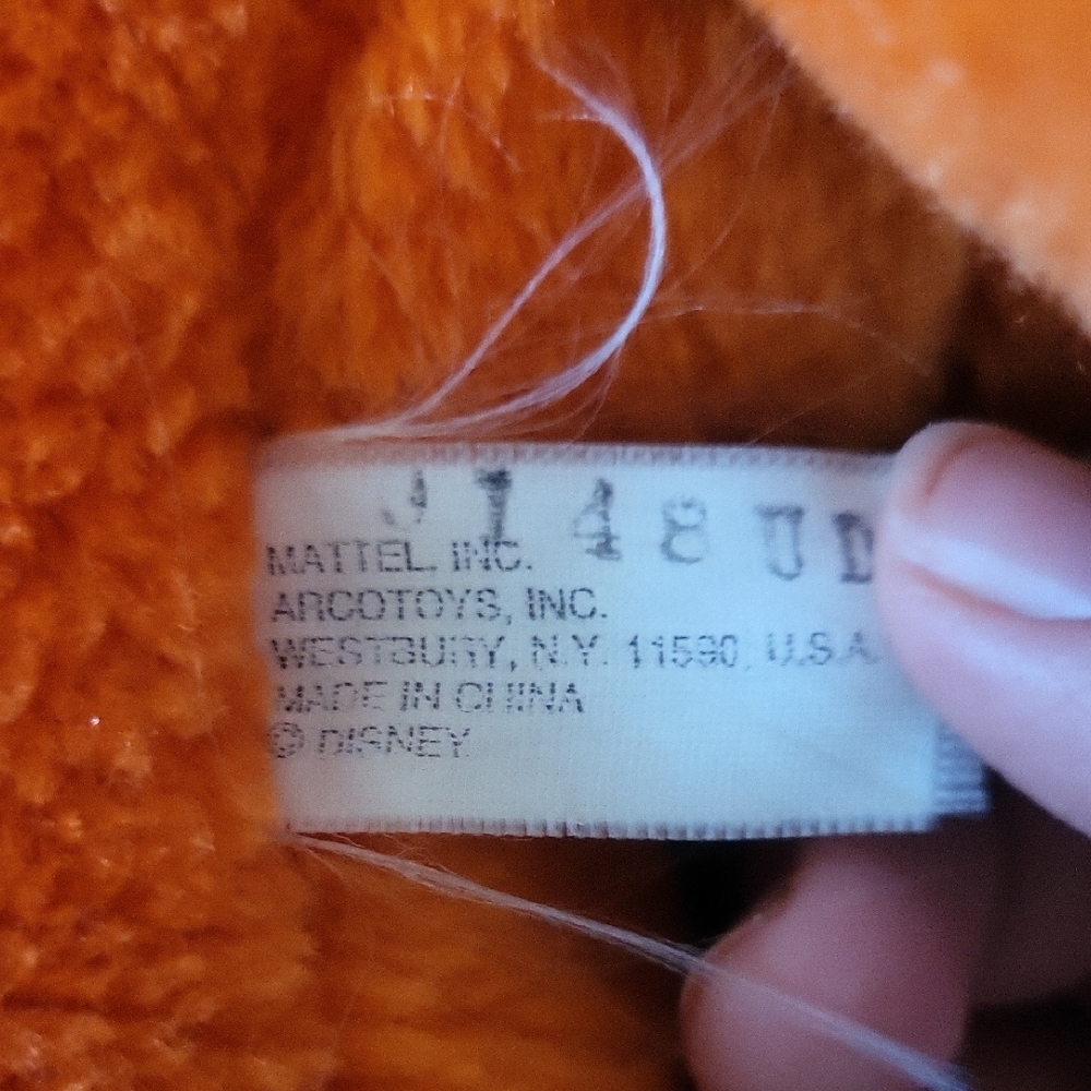 Mattel Plush Tigger Toy - Orange and Cream - Picture 4 of 6